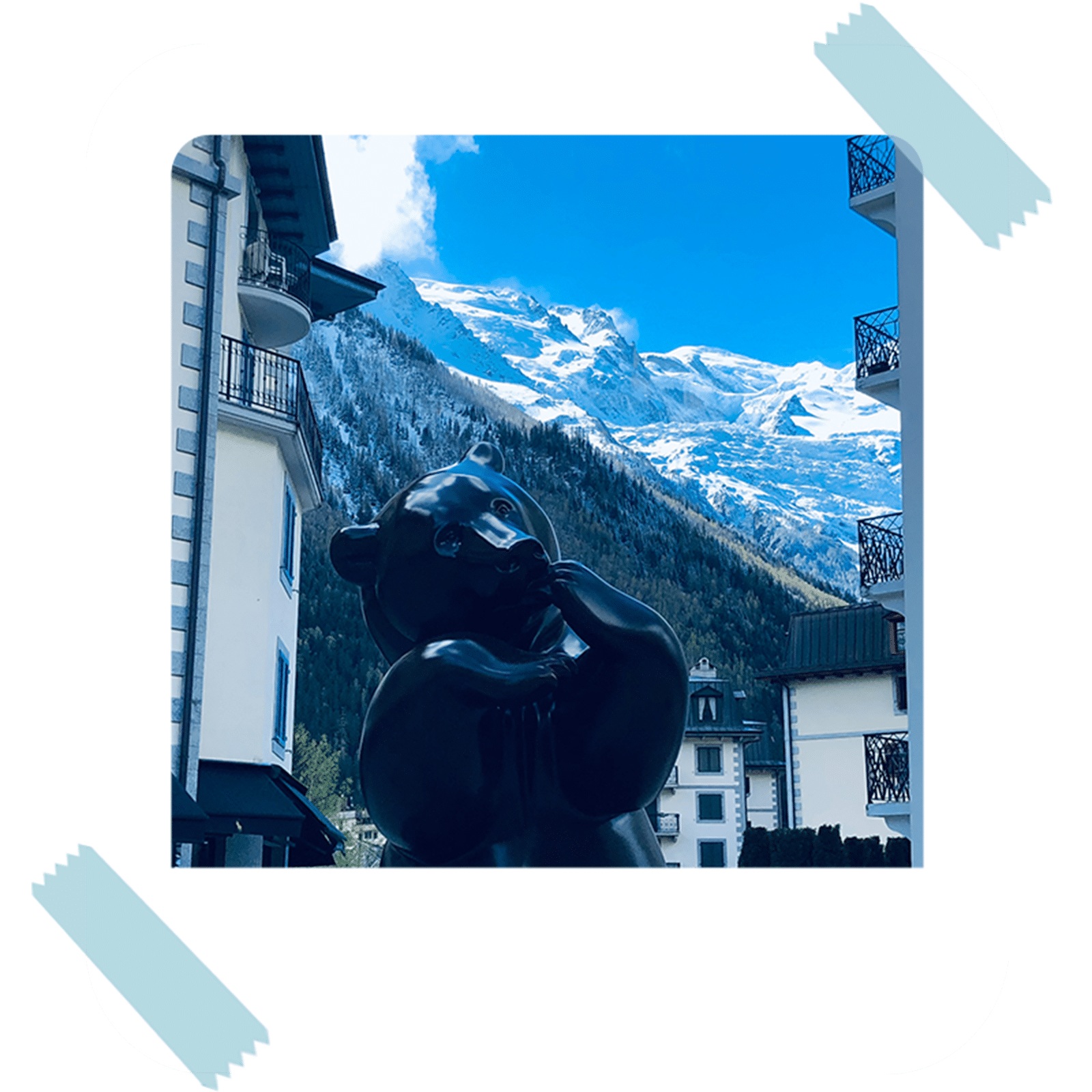 Sculpture à Chamonix