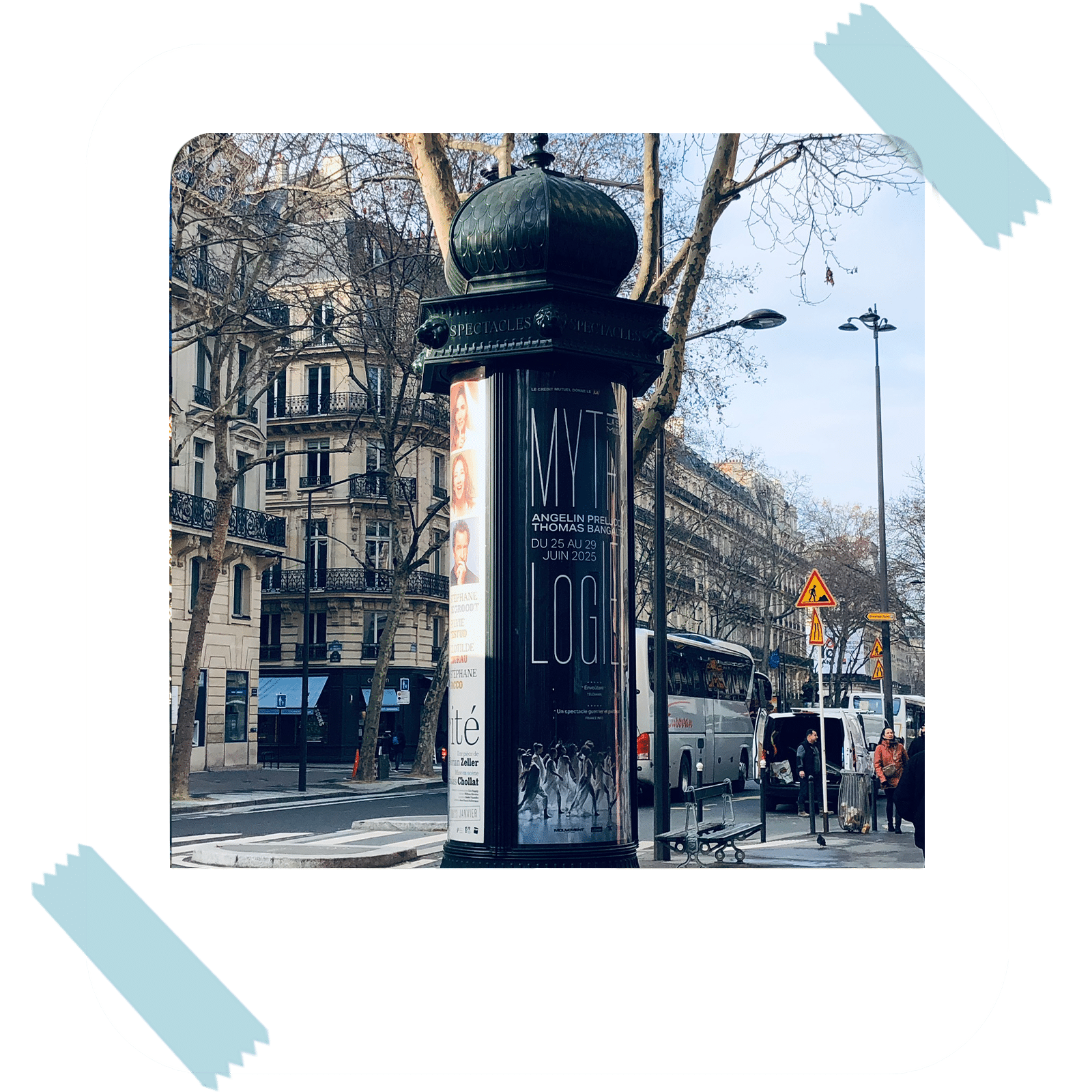 Helene de Helenevasion - Paris Colonne maurice